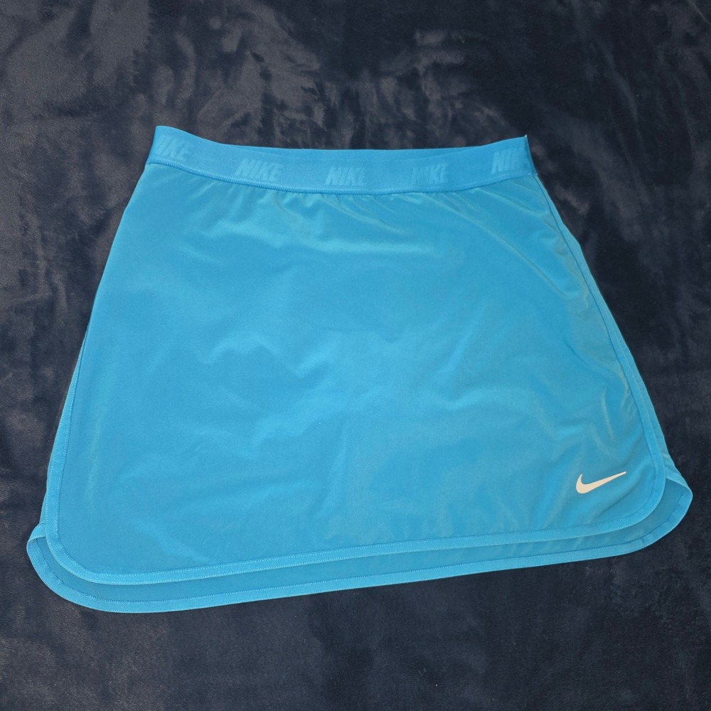 Nike Womens Dri-FIT Blue Athletic Skort Tennis Golf Running Skirt Small